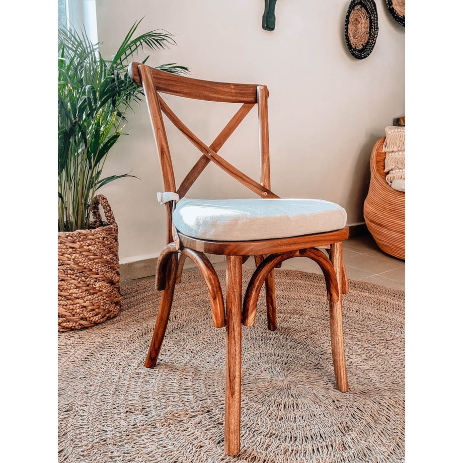 TEAKOWE KRZESŁO TIKA