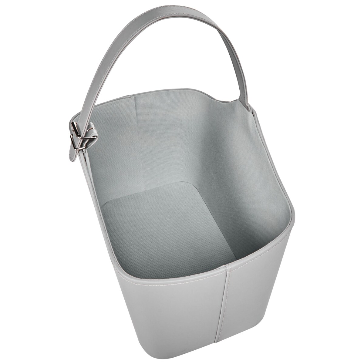 Kosz ekoskóra szary ELAM