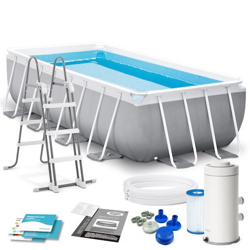 Basen stelażowy ogrodowy 400x200 Intex zestaw 9w1