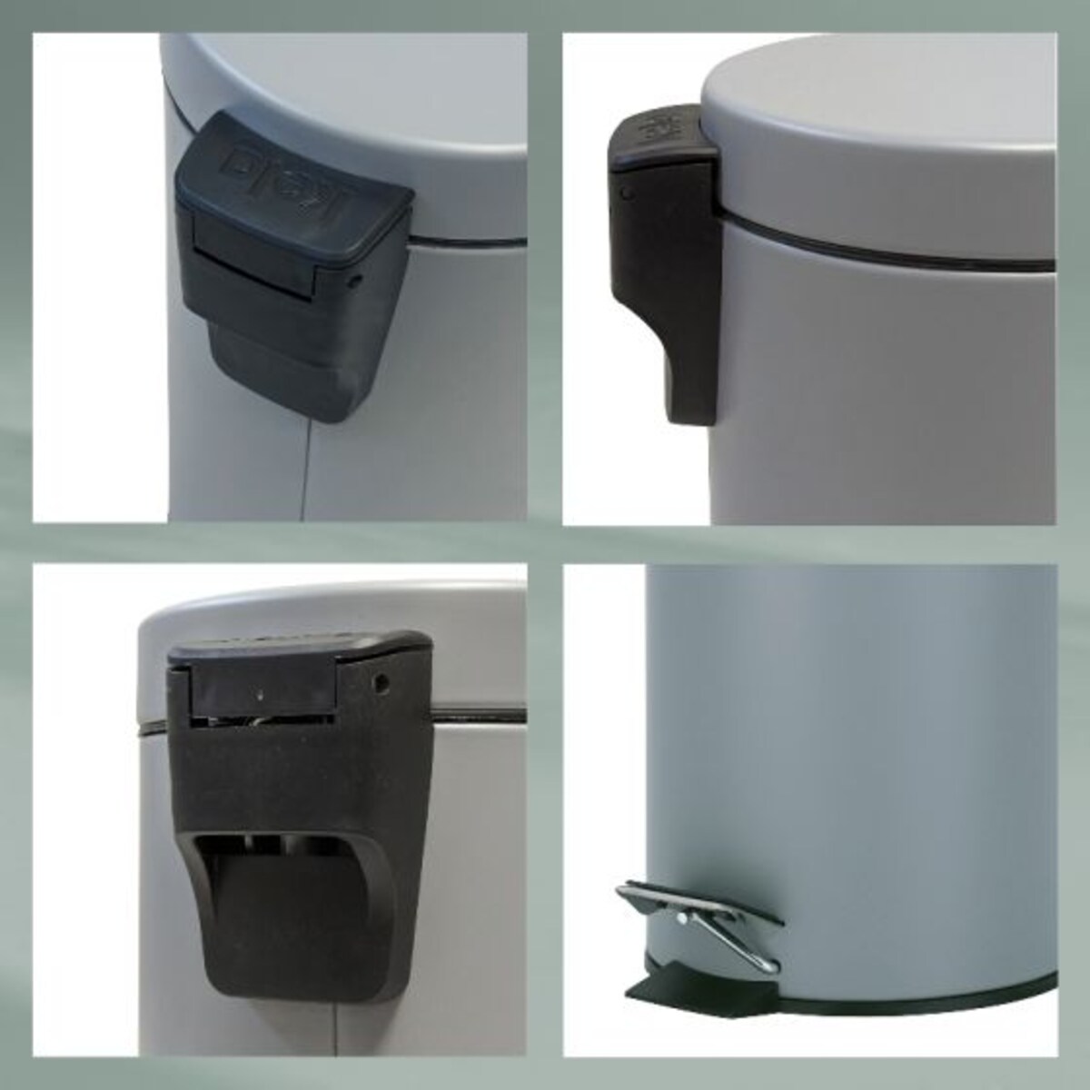 Kosz na śmieci 3 l (czarny) Monaco Kela