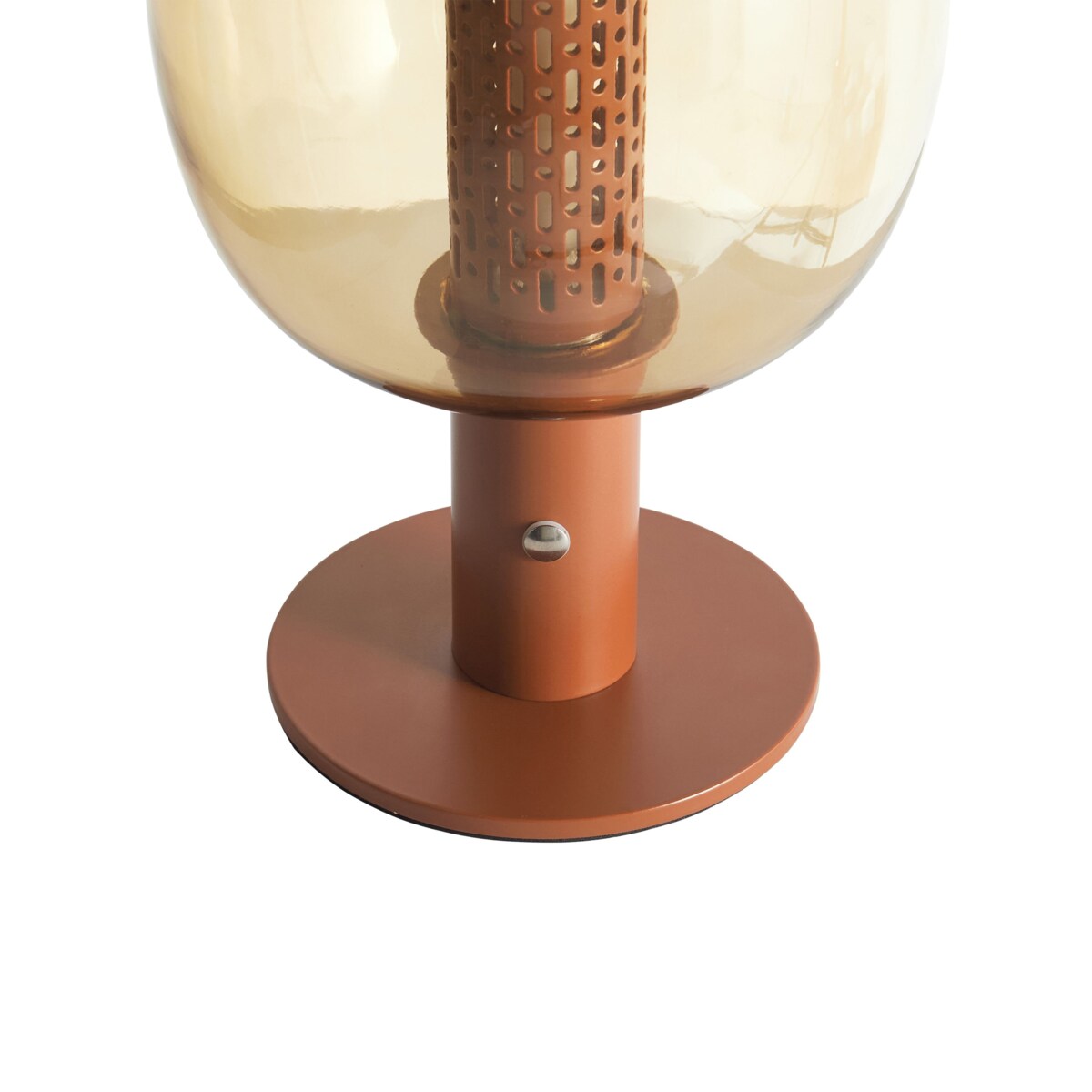 Bezprzewodowa lampa stołowa LED BOJO Ze ściemniaczem Metal Brązowy