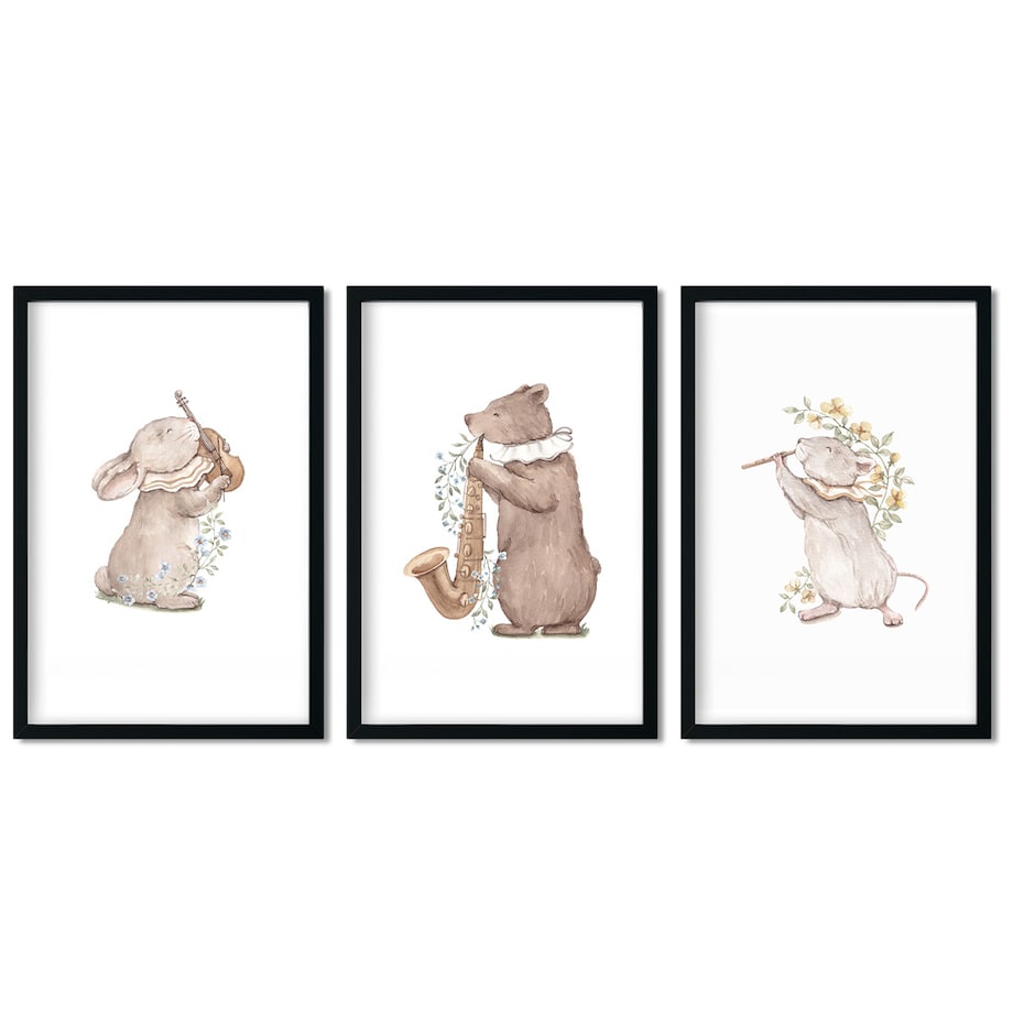 3 x plakat dla dzieci | zestaw 2 30x40