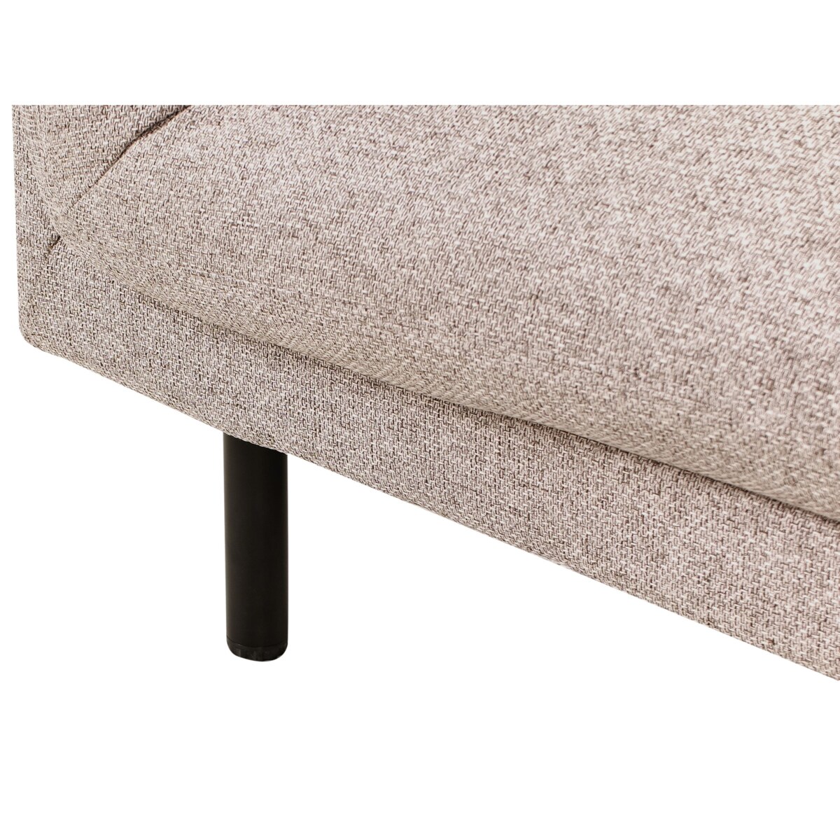 Sofa VORGOD Jasnobrązowy dla 3 osób