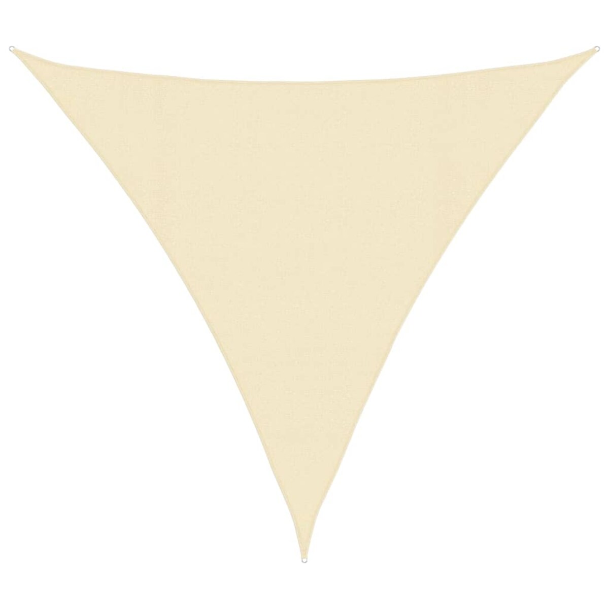 vidaXL Żagiel przeciwsłoneczny, 160 g/m², kremowy, 4,5x4,5x4,5 m, HDPE