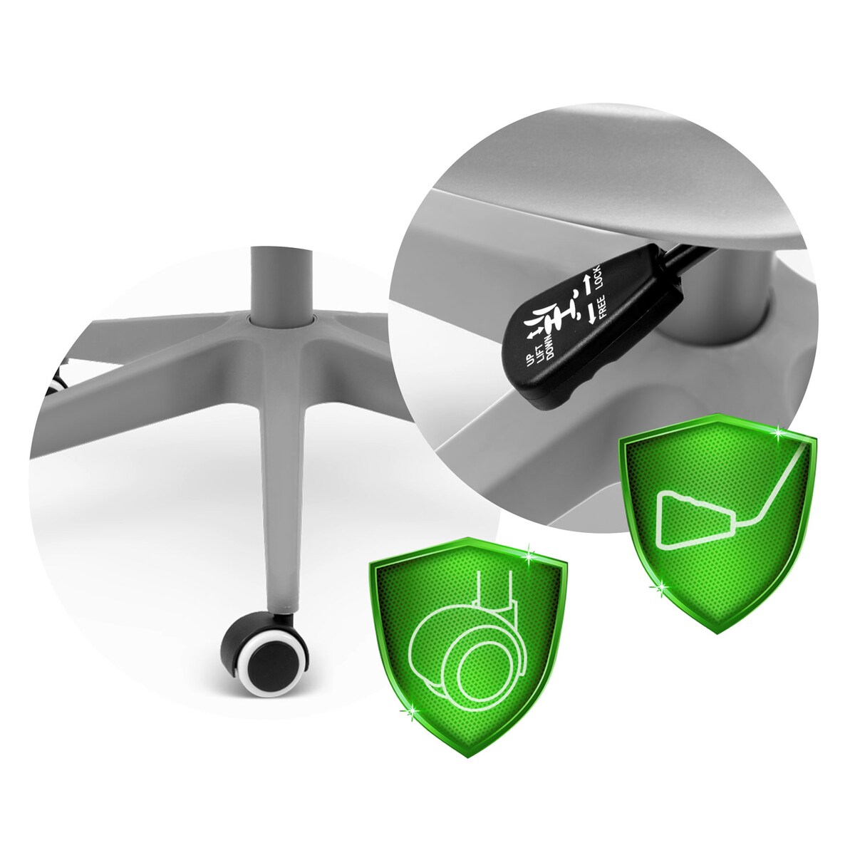 Fotel biurowy obrotowy krzesło Labi mikrosiatka Sofotel