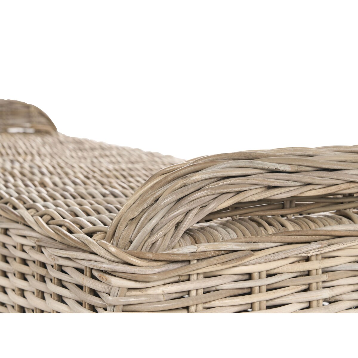 Otomana ogrodowa SUSUA 140 cm Rattan Naturalny