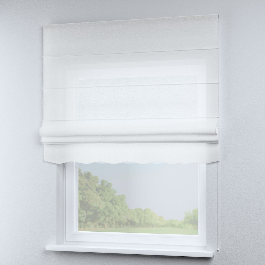 Roleta rzymska Florencja 160x170 prześwitująca ecru