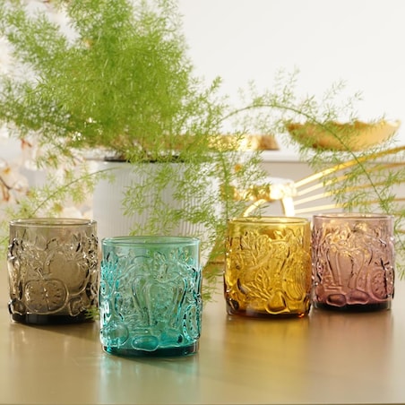 VILLA ITALIA Szklanka zielona 350 ml MONDO emerald