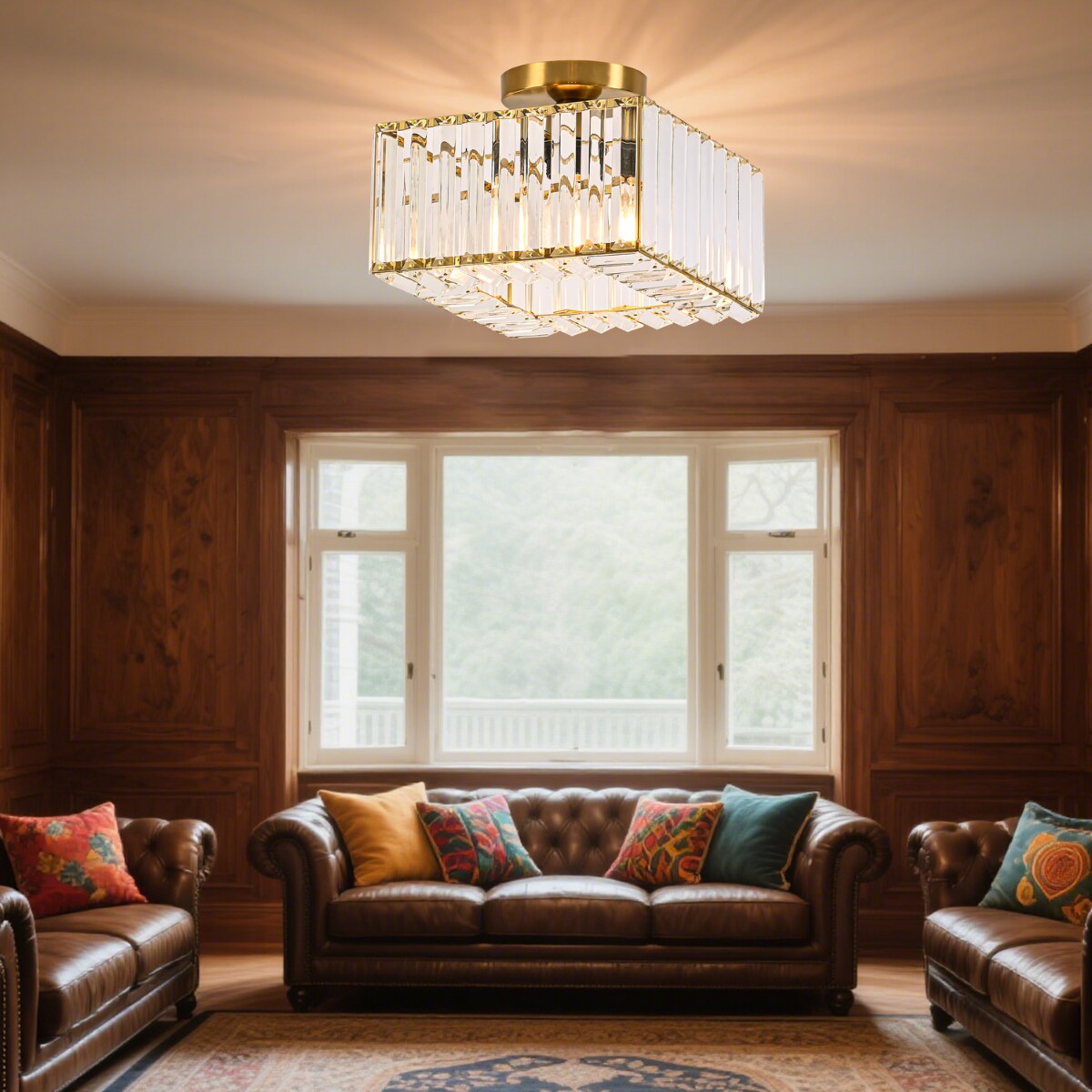 Plafon Light Prestige Vetro złoty 1 x E27 1 szt.