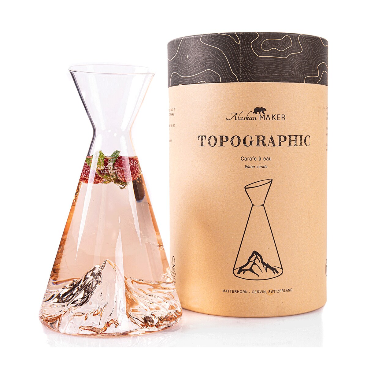 Karafka do wody - Topographic - Mount Matterhorn