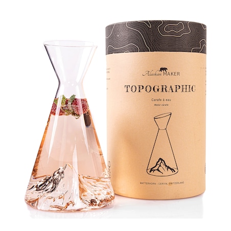 Karafka do wody - Topographic - Mount Matterhorn