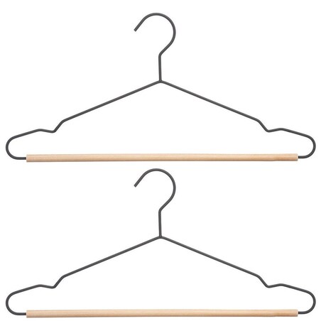 Wieszak na ubrania metalowy, 2 sztuki w komplecie