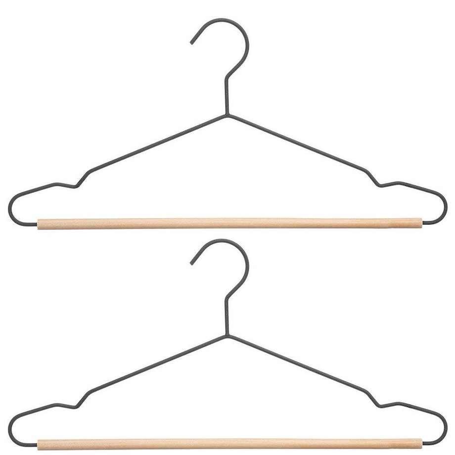 Wieszak na ubrania metalowy, 2 sztuki w komplecie