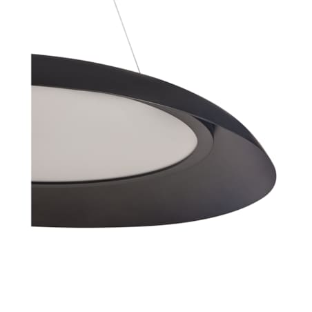 Lampa wisząca LED metalowa czarna SURKO