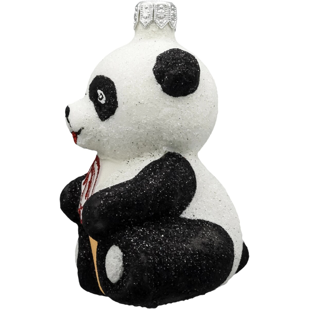 Bombka choinkowa: Panda z lizakiem