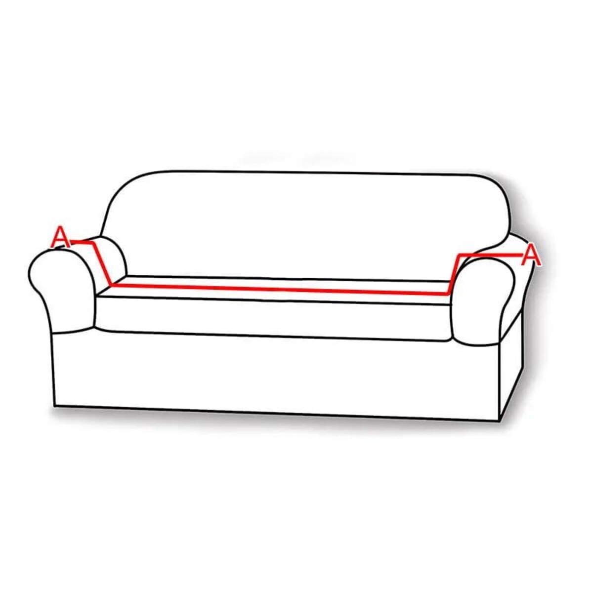 POKROWIEC NA KANAPĘ JASNY SZARY ŻAKARD BANANOWIEC 2 OSOBOWY [42-Z4-JSZ]