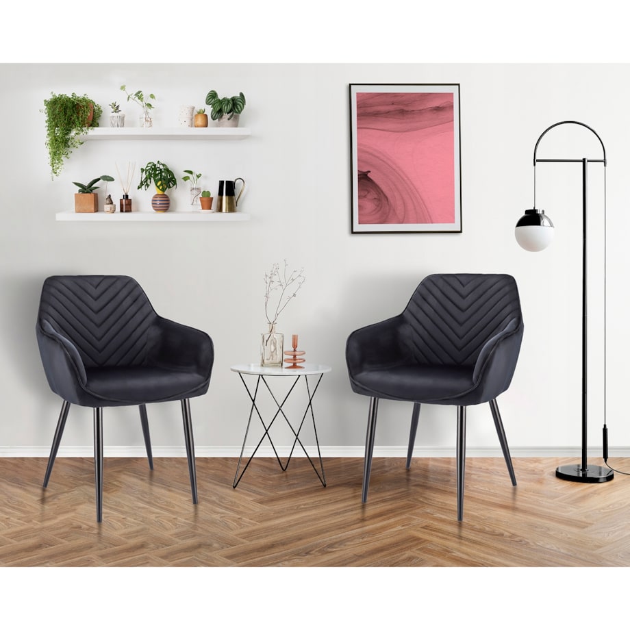 KRZESŁO welur TAPICEROWANE do jadalni PIKOWANE