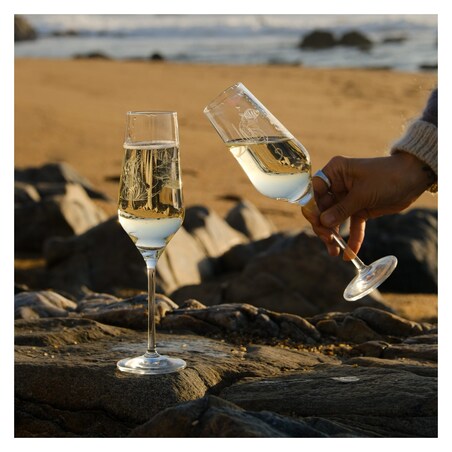 Zestaw 2 kieliszków do szampana Oceanside, Romi Bohnenberg