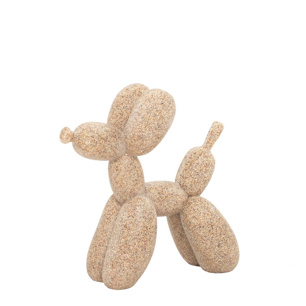 Dekoracja figurka piesek SHP BALOON 10 cm beżowy