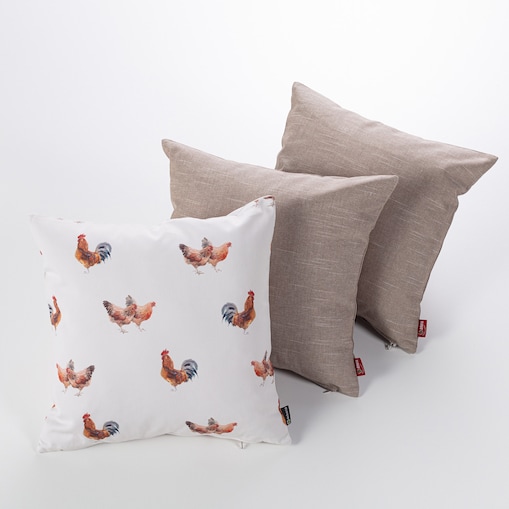 Komplet poszewek 3 szt. Flowers 17, 43 x 43