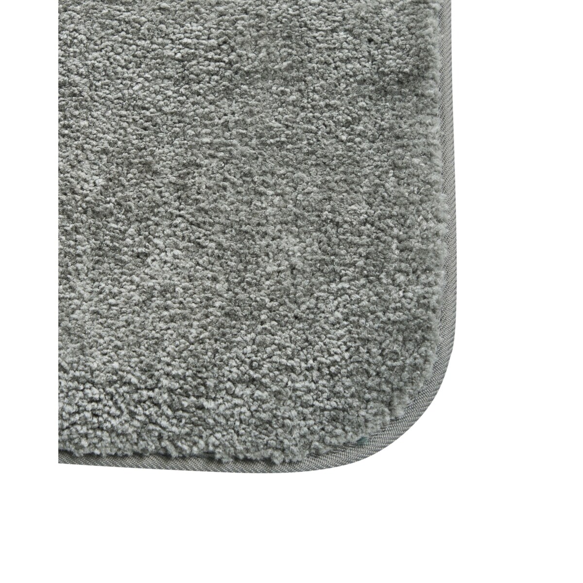 Dywanik łazienkowy URLANA Szary 60 x 90 cm Mikrofibra