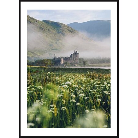 Poster Story, Plakat, Obraz - Zamek w Szkocji, wymiary 21 x 30 cm