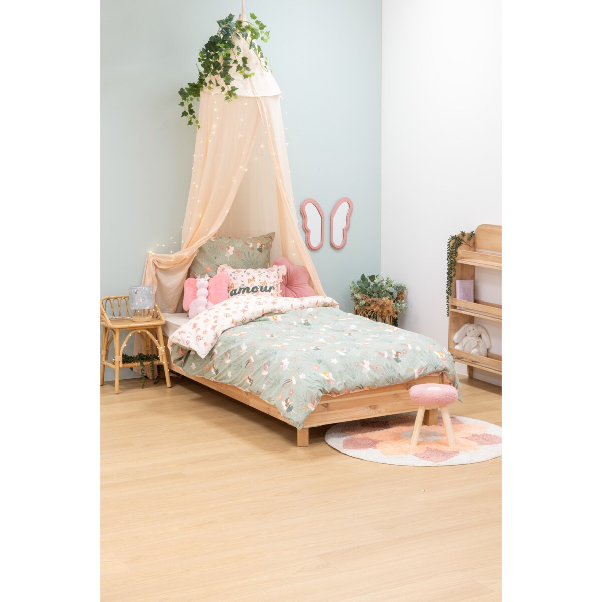 Pościel dla dziecka PRINTED FAIRY, bawełna, 140 x 200 cm