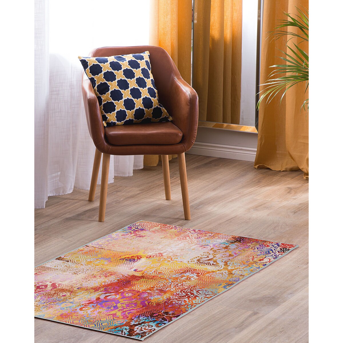 Dywan ISPARTA Kolorowy 80 x 150 cm