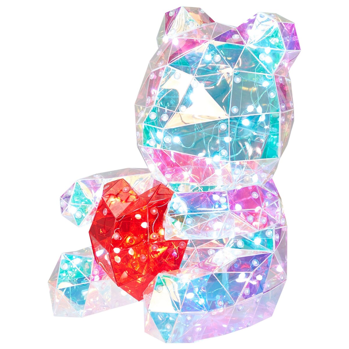 Dekoracja Smart LED z apilkacją miś wielokolorowa RIGEL