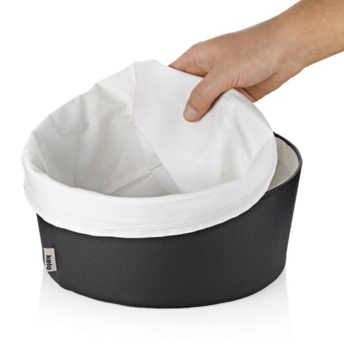 Koszyk na pieczywo L (czarny) Grana Kela