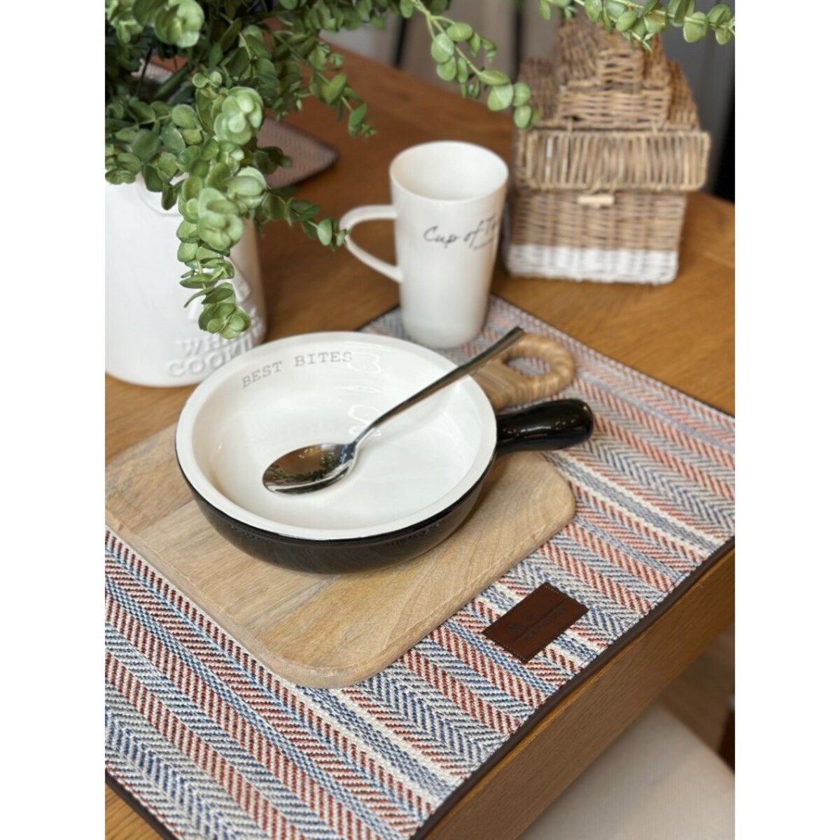 Podkładka na stół Riverhead Weave Granatowe Pasy SL Collection