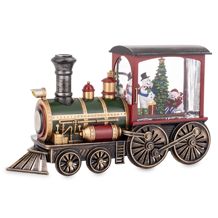 Pociąg Świętego Mikołaja 18x30,5x10 cm LOKOMOTIVA