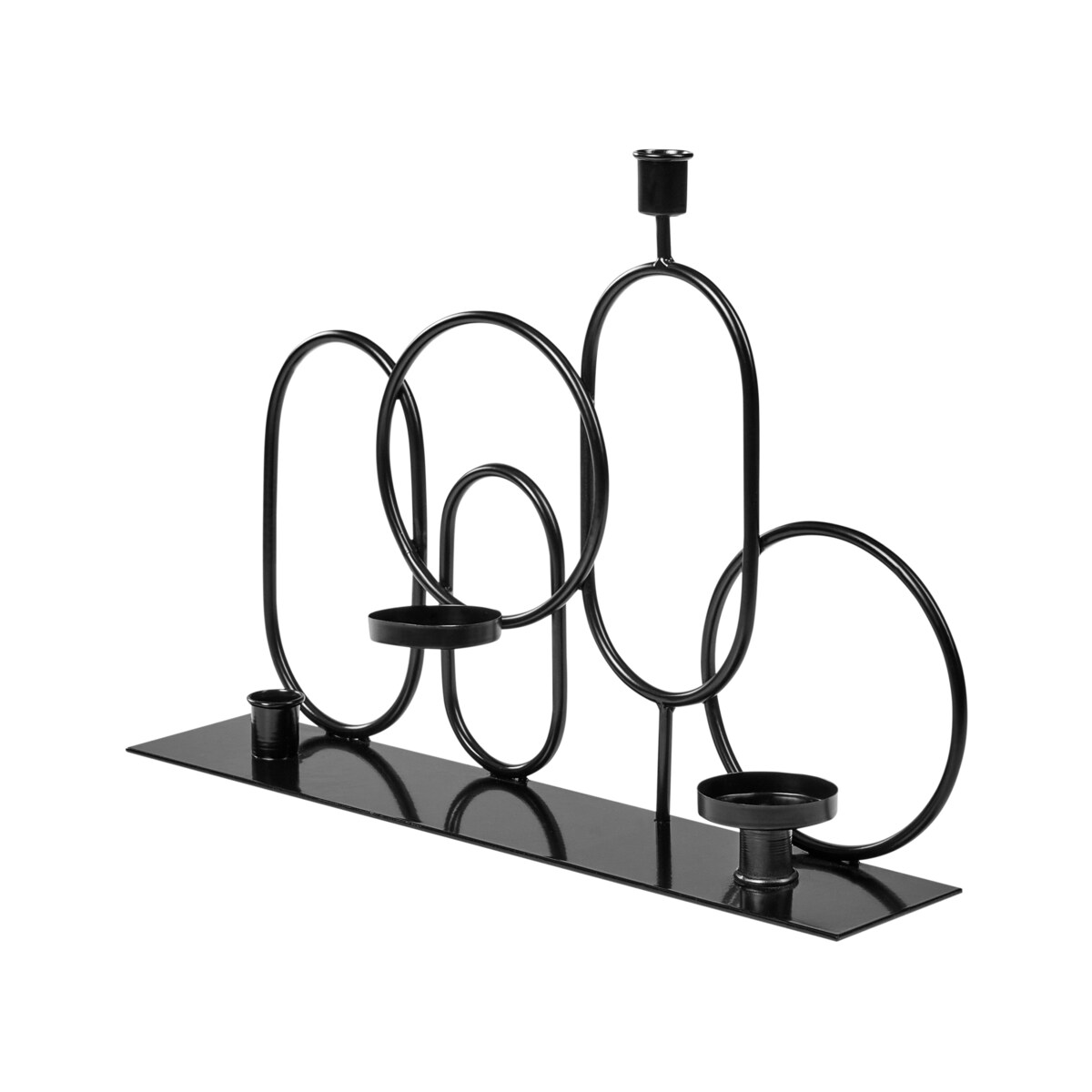 Świecznik COBH Metal 30 cm Czarny