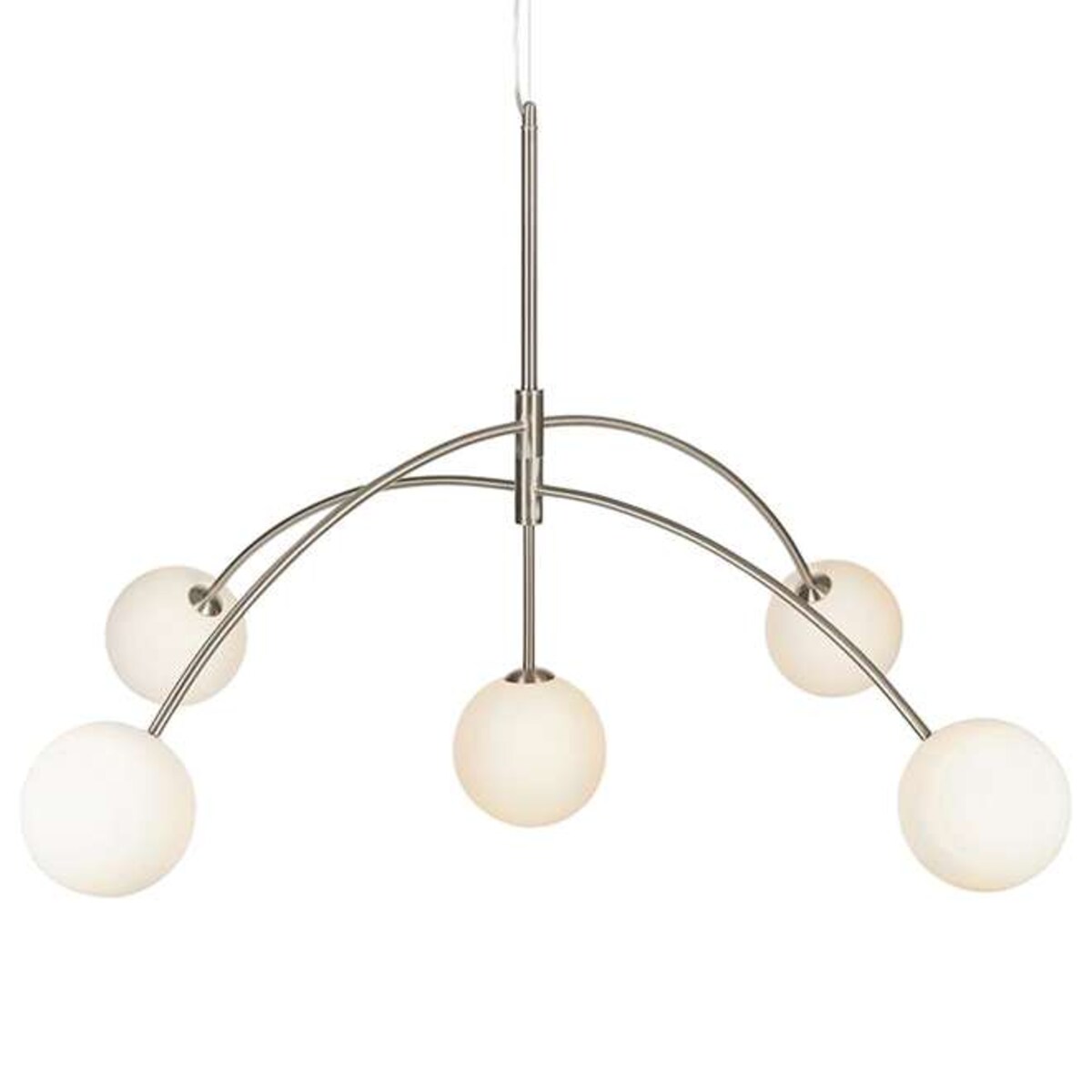 LAMPA wisząca HEAVEN 107559 Markslojd metalowa OPRAWA szklane kule balls zwis stal biały