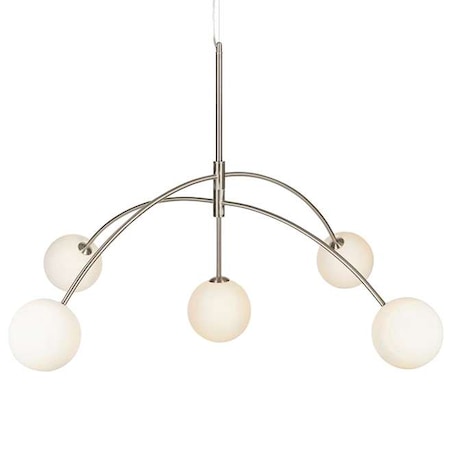 LAMPA wisząca HEAVEN 107559 Markslojd metalowa OPRAWA szklane kule balls zwis stal biały