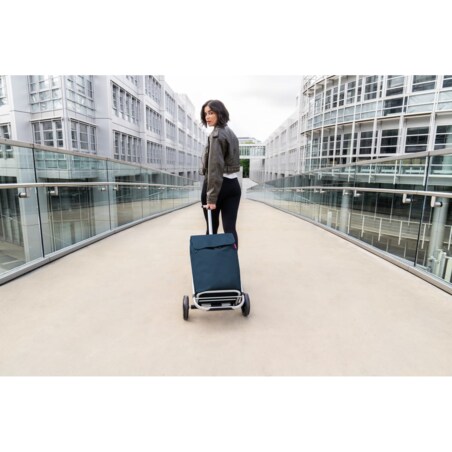 Wózek SHOPPING TROLLEY, dark blue