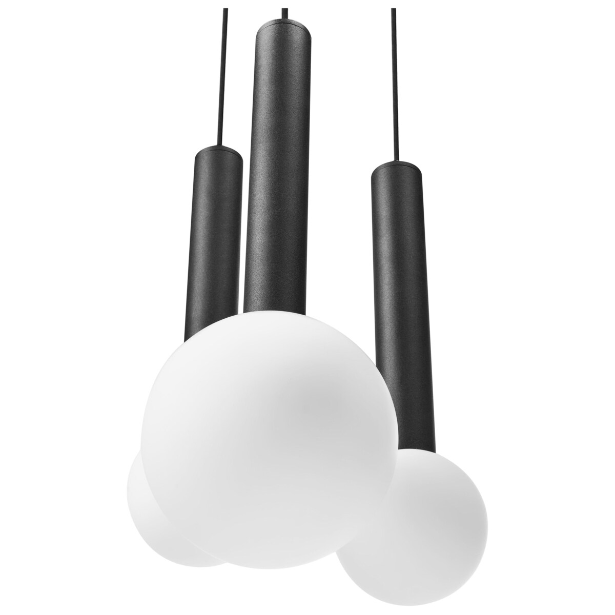 Lampa wisząca LED BOUES Metal Czarny