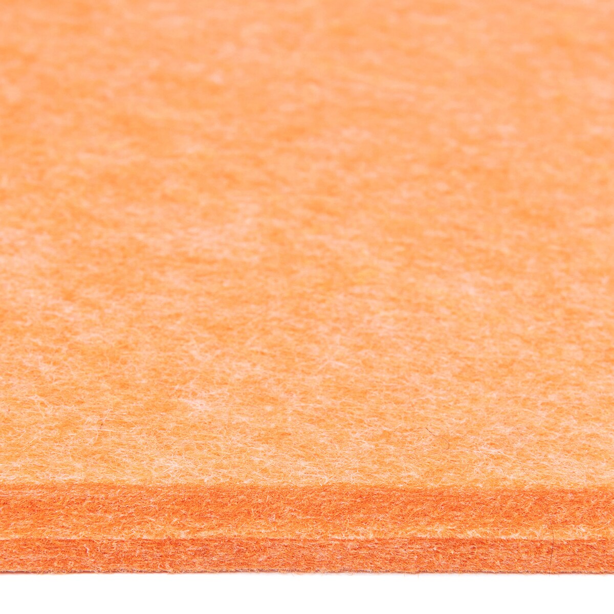 Zestaw 2 szt panel filcowy Felly 40x46 cm płytka heksagon gładki pomarańczowy