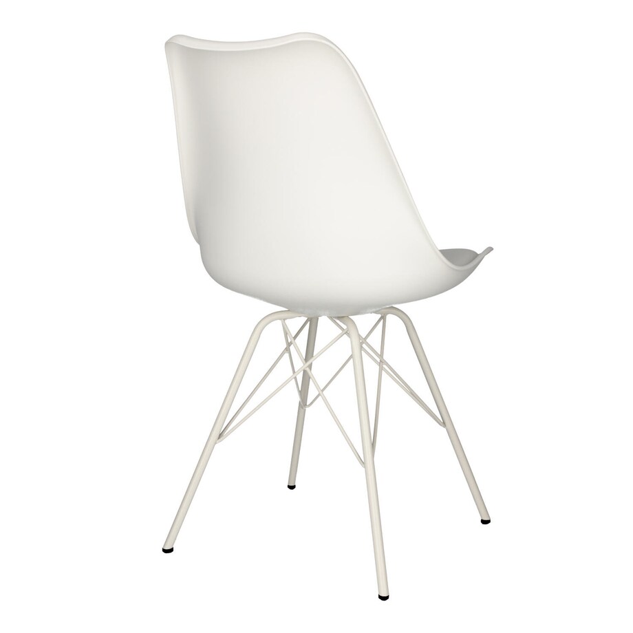 Krzesło Eris PP białe/białe z tworzywa