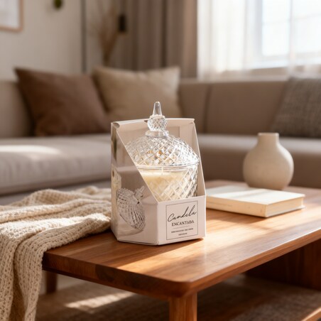 Świeca sojowa ZAPACHOWA świeczka KWIAT handmade prezent CANDELA ENCANTADA
