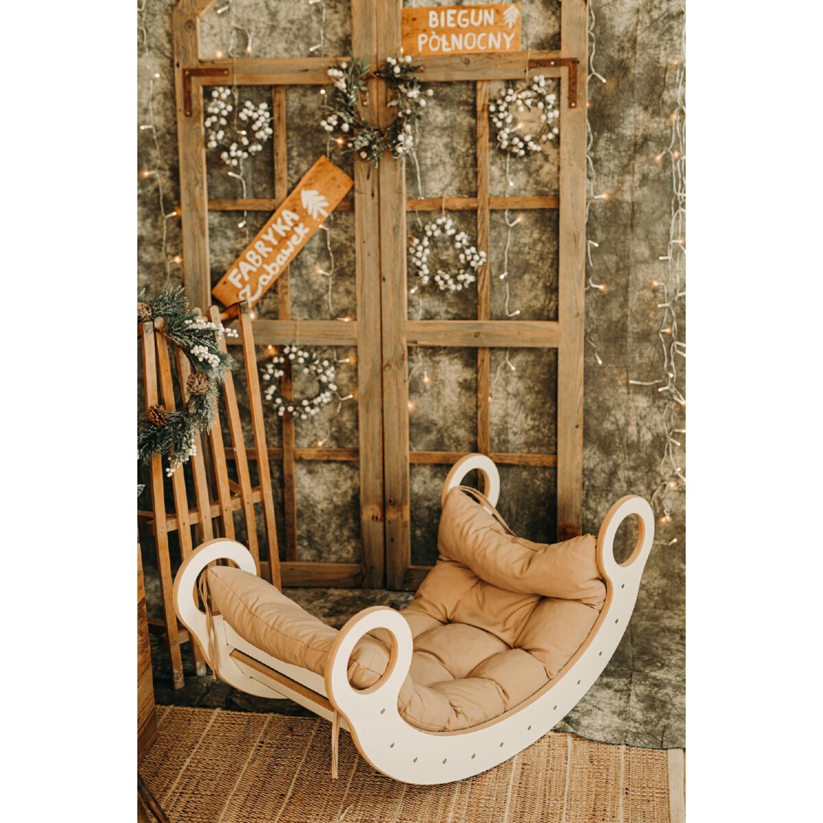 Bujak drewniany MONTESSORI deska do balansowania CERTYFIKOWANY