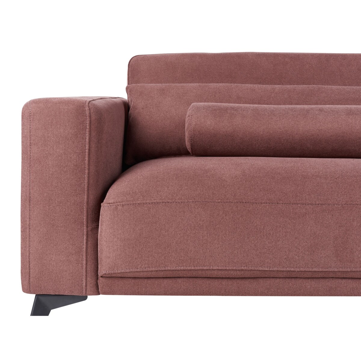 Sofa 3-osobowa burgundowa ANGE