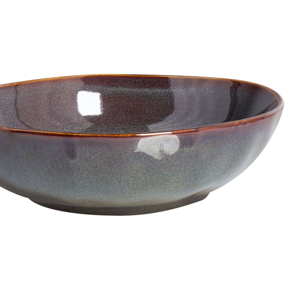 Zestaw 4 głębokich talerzy THYME Kamionka Ciemnozielony