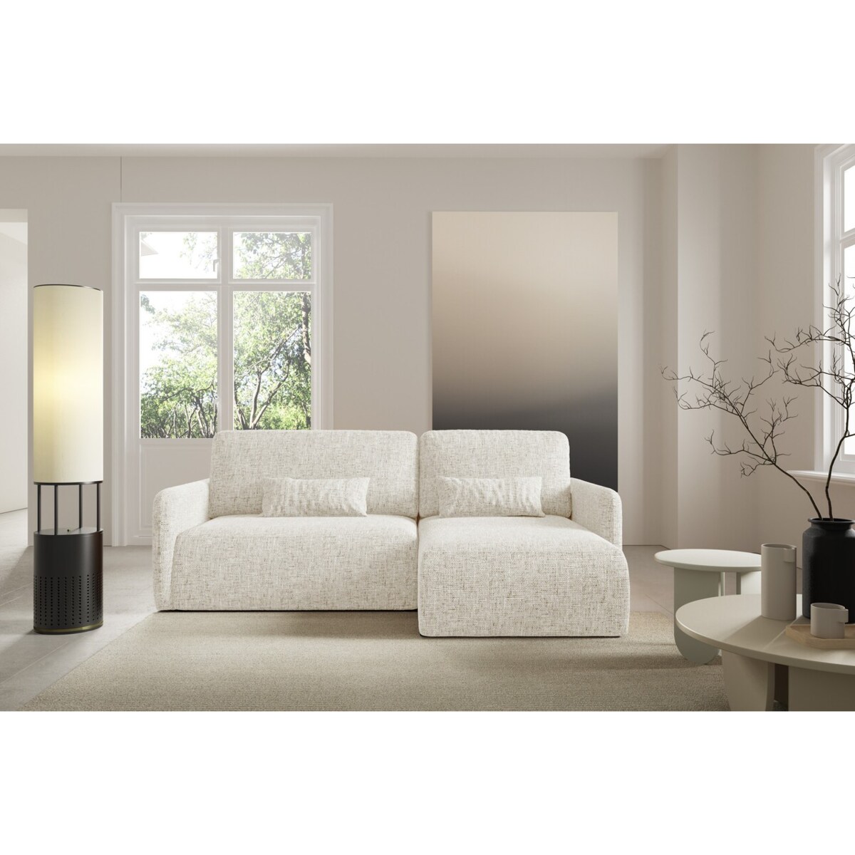 Narożnik LIVELLO L z funkcją spania Kolor: IMO 05