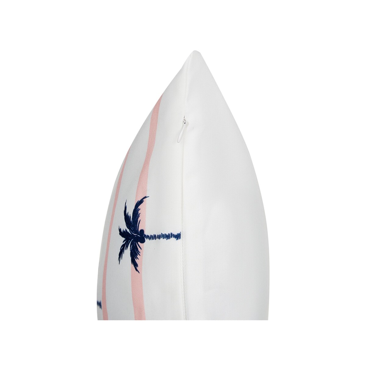 2 poduszki ogrodowe w palmy 45 x 45 cm białe MOLTEDO