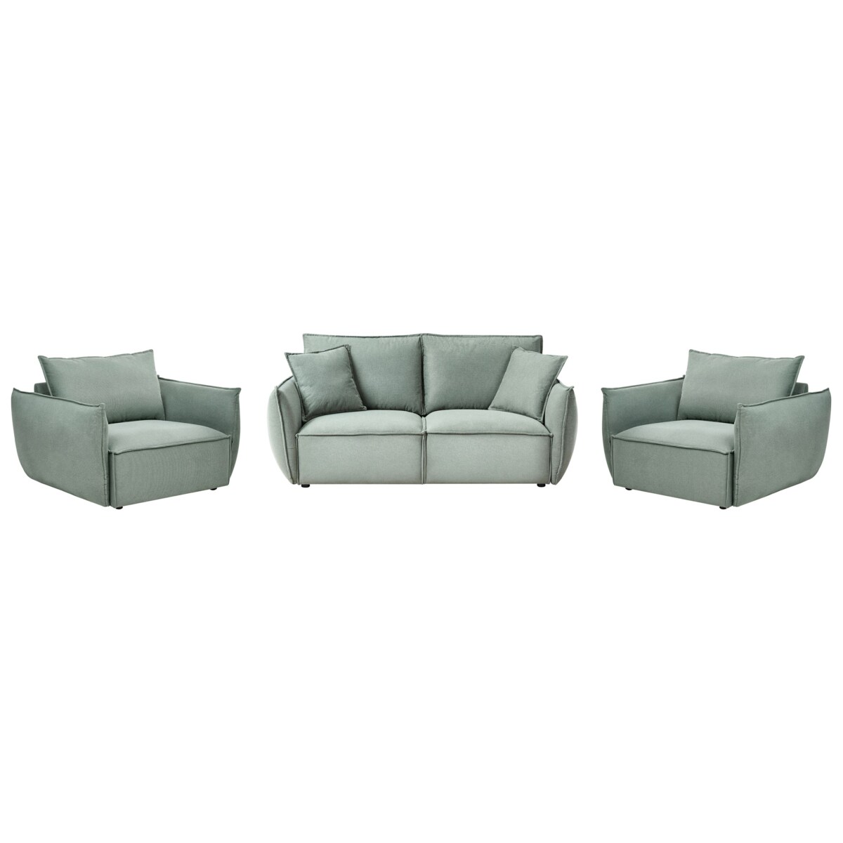 Komplet wypoczynkowy dla 5 osób KUNES Jasnozielony