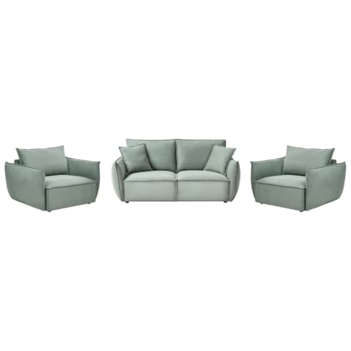 Komplet wypoczynkowy dla 5 osób KUNES Jasnozielony