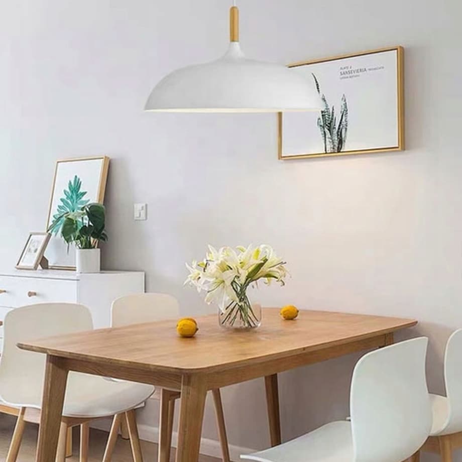 Lampa Wisząca Duża 45Cm Nowoczesna Anzo E27 Kolory