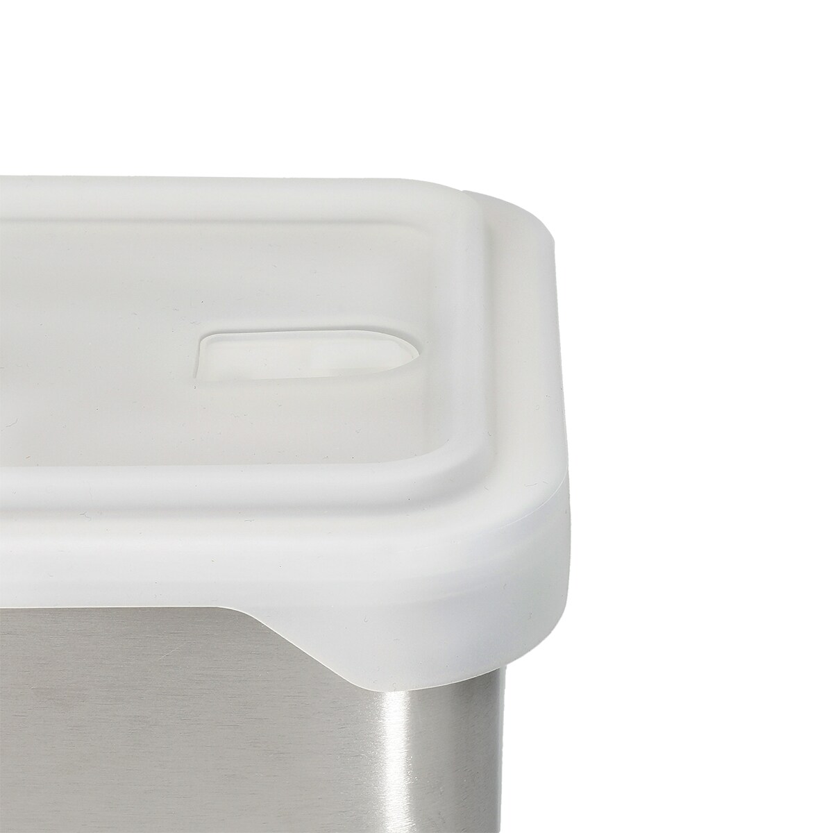 Pojemnik kuchenny ze stali nierdzewnej z pokrywką 1L / MasterClass