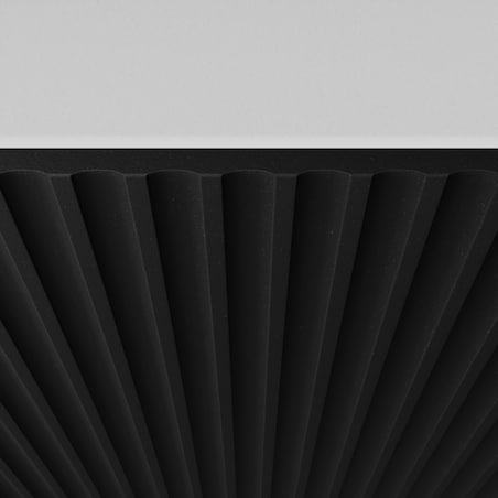 Szafka RTV NOELI, wisząca z ryflowanymi frontami pod telewizor-czarno-biała